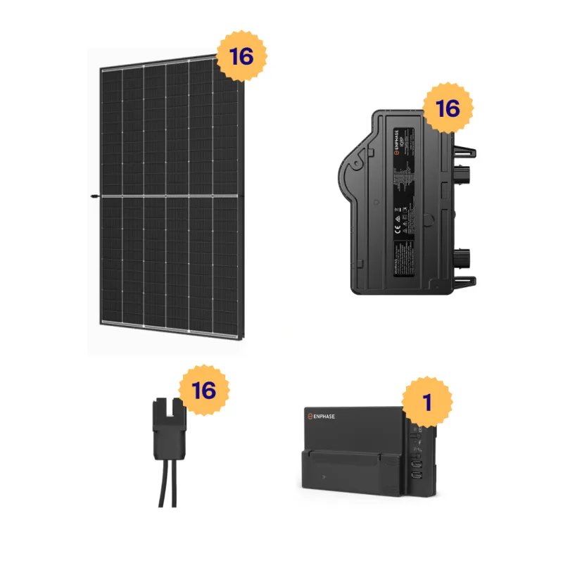 Kit Solaire 7120Wc Autoconsommation Enphase