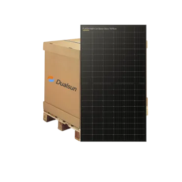 DualSun - Lot de 36 Panneaux solaires 500 Wc Half Cut Transparent