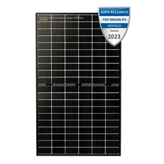 DualSun - Lot de 36 Panneaux solaires 500 Wc Half Cut Transparent