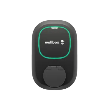 Wallbox - Borne de recharge Pulsa Plus Socket 7.4 kW - 22 kW Noire