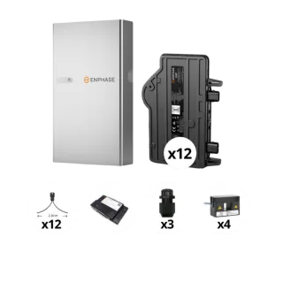 Enphase - Pack Triphasé micro-onduleurs 6 kVA + 1 Batterie - 5 kWh