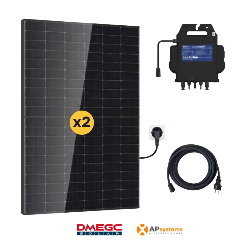 Kit solaire Plug and Play 1000 Wc - Dmegc - Apsystems