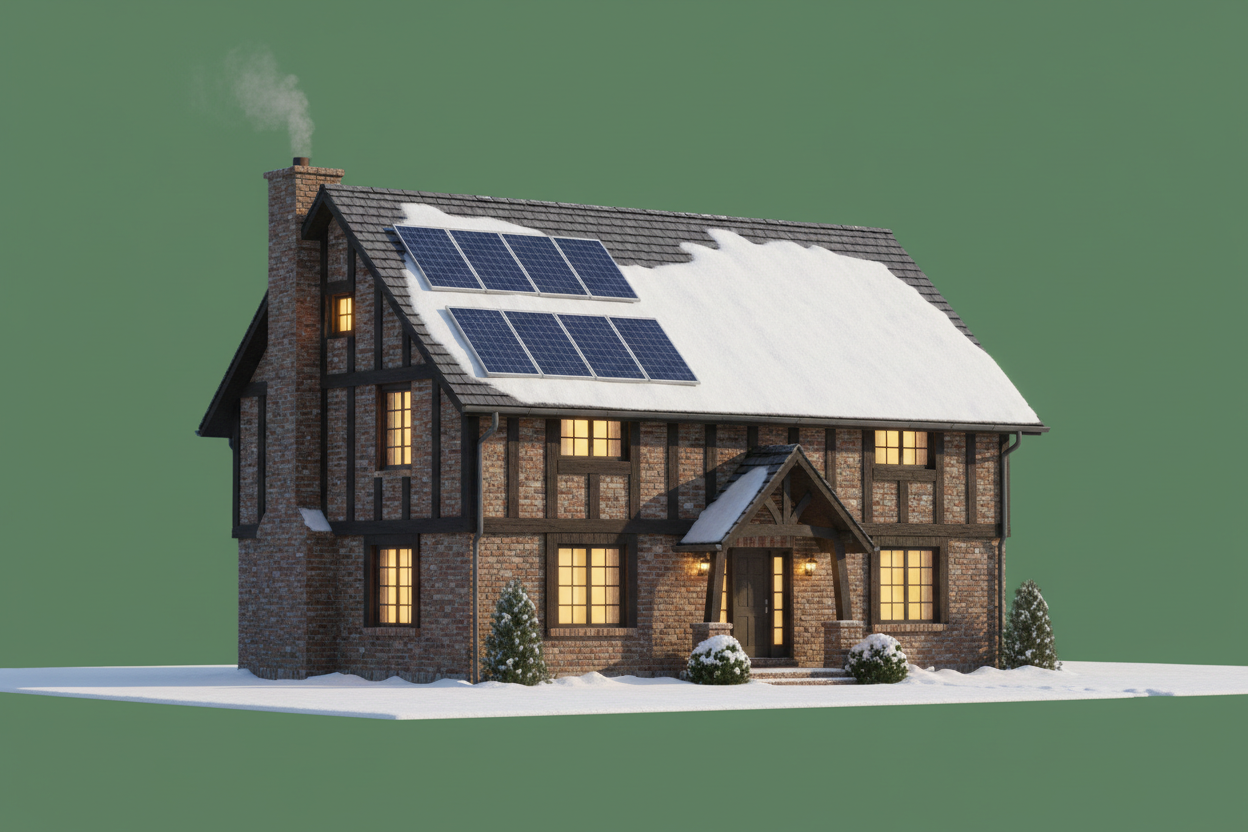 Kit solaire en hiver : production réelle et attentes réalistes