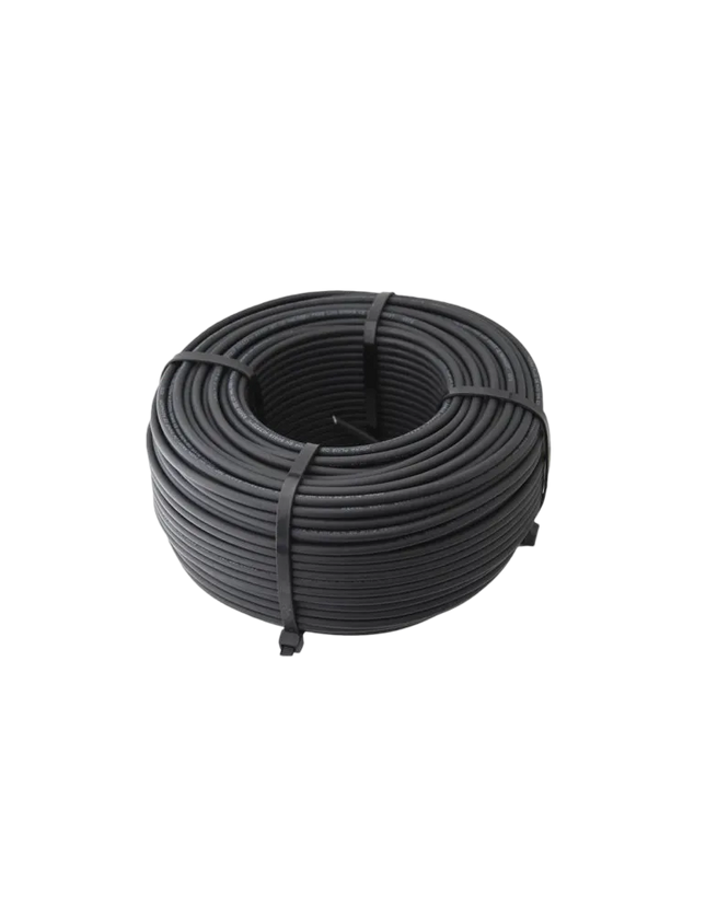 Câble Solaire Photovoltaïque 6mm² Noir - 100m