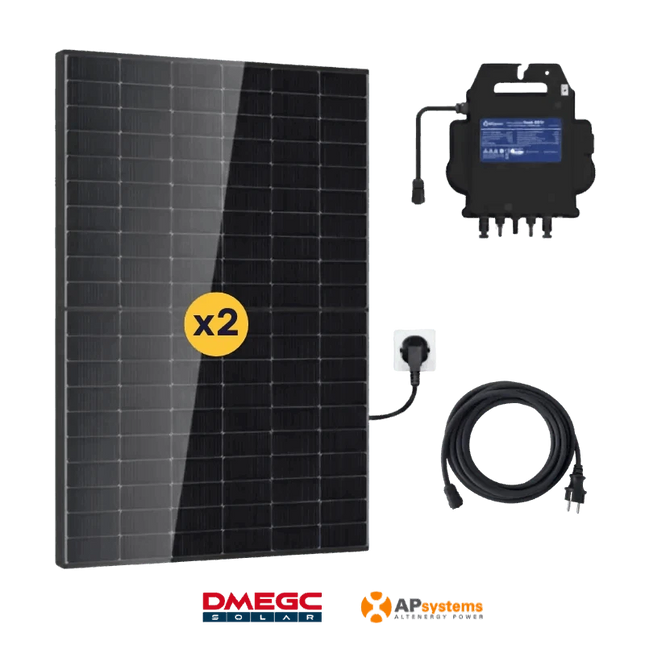 Kit solaire Plug and Play 1000 Wc - DMEGC - APSYSTEMS