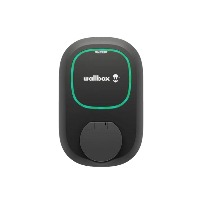 Wallbox - Borne de recharge Pulsa Plus Socket 7.4 kW - 22 kW Noire