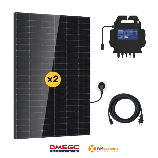 Kit solaire Plug and Play 1000 Wc - DMEGC - APSYSTEMS