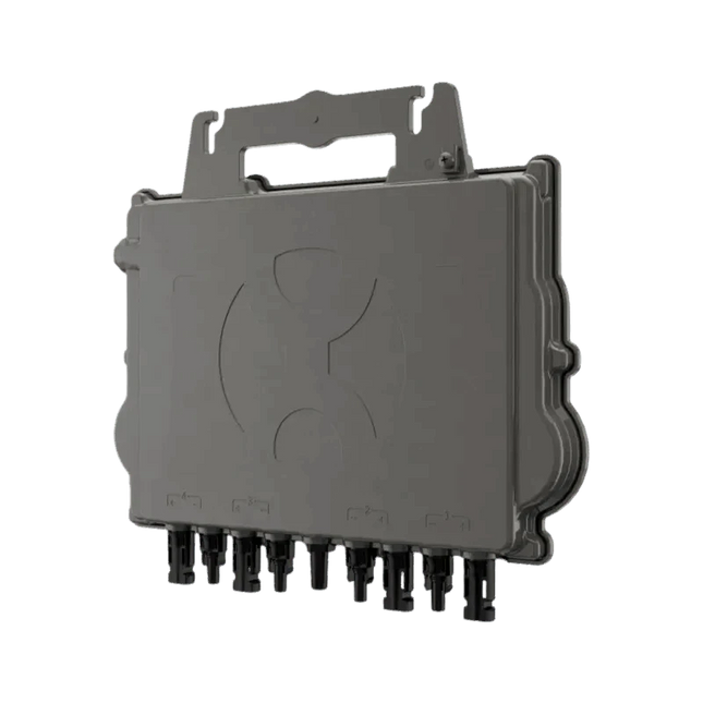 APSystems – Micro-onduleur QT2 2000VA triphasé (vue de 3/4) | Mon Shopping Solaire – Montpellier