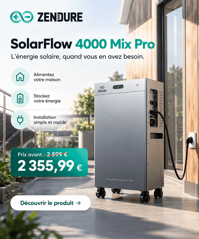 Batterie Zendure SolarFlow 4000 Mix Pro