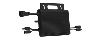 Hoymiles – Micro-onduleur HMS 1000 2T (vue de dessous / connecteurs) | Mon Shopping Solaire – Hérault