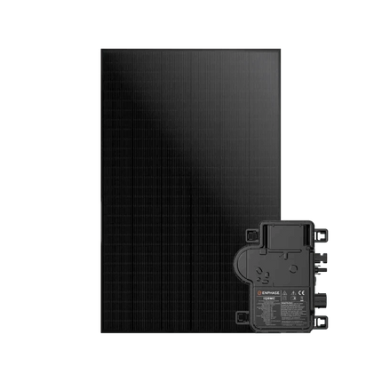 SunPower – Panneau solaire AC 375 Wc IQ8M prémonté full black (vue de face) | Mon Shopping Solaire – Montpellier