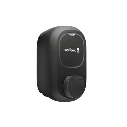 Wallbox – Borne de recharge Pulsar Plus Socket 7,4 kW à 22 kW noire | Mon Shopping Solaire – 34 Montpellier
