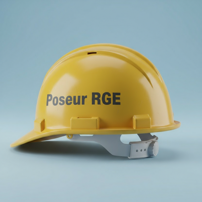 casque de travail en construction en 3d sur fond bleu clair