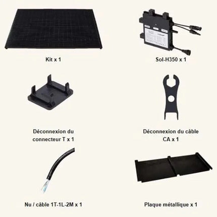 composition kit solaire plug & play solenso