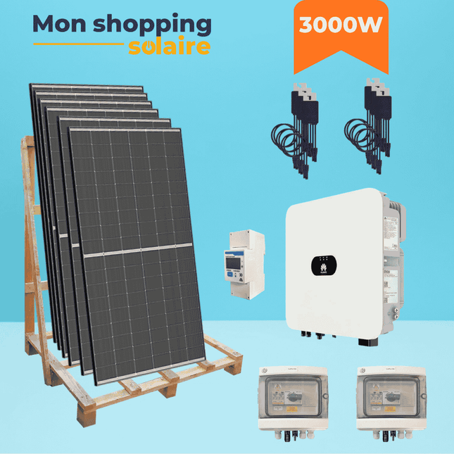Kit solaire autoconsommation 3 kWc Huawei – 6 panneaux DualSun 500W
