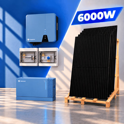 Kit solaire autoconsommation 6000 W avec batterie 5 kWh Solplanet