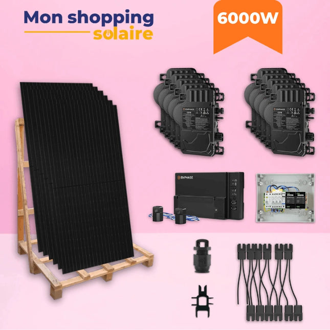 Kit solaire autoconsommation 6000W monophasé - Dualsun Enphase IQ9N