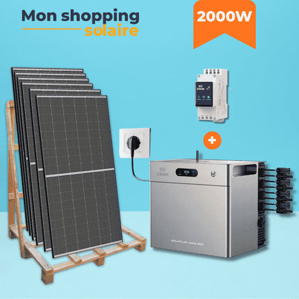 Kit solaire plug & play 2000W avec batterie Zendure SolarFlow 2400 Pro
