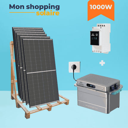 Kit solaire plug & play 1000 W avec batterie Zendure SolarFlow 800 Plus