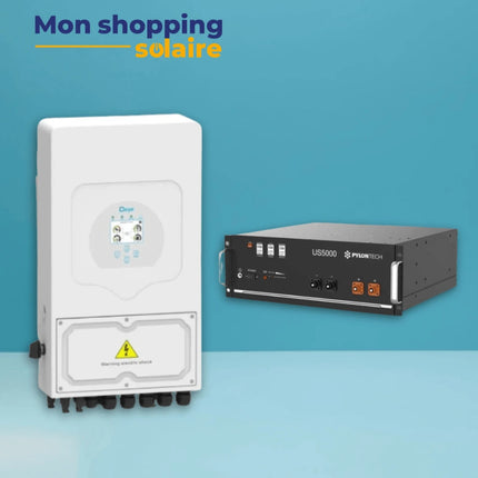 Kit de stockage solaire Deye Pylontech 5,12kWh pour installation photovoltaïque