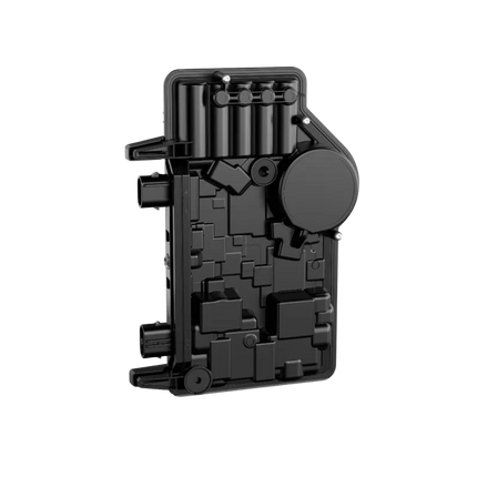 Vue arrière du micro-onduleur Enphase IQ8P 480 VA avec connectiques
