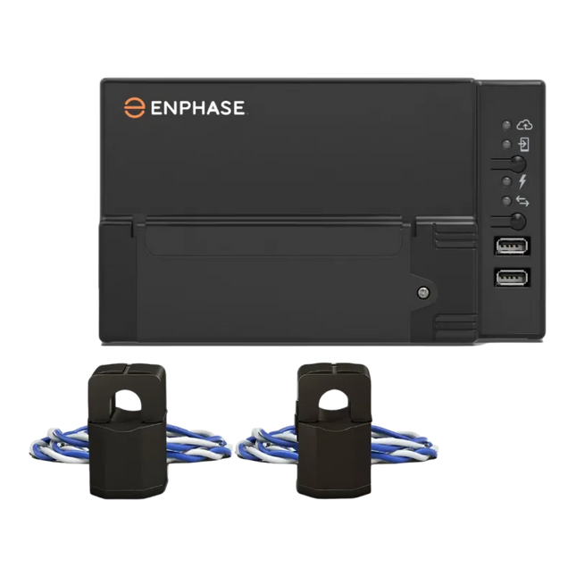 Passerelle de communication Enphase Envoy-S Metered avec pinces de mesure pour suivi production et consommation photovoltaïque
